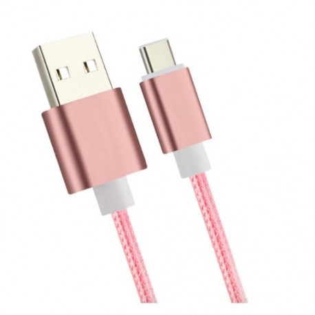 Pleciony kabel USB Typ-C 2m – Kolory