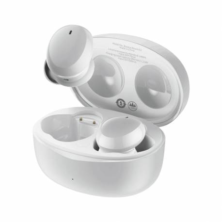 Baseus Bowie E2 bezprzewodowe słuchawki TWS Bluetooth 5.2 wodoodporne IP55 biały (NGTW090002)